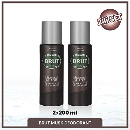 Musk Erkek Deodorant 200 ml X2 Adet