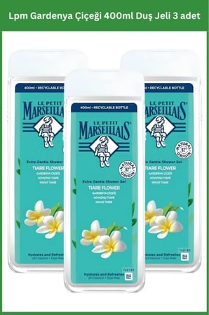 Lpm Gardenya Çiçeği 400ml Duş Jeli 3 adet