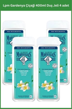 Lpm Gardenya Çiçeği 400ml Duş Jeli 4 adet