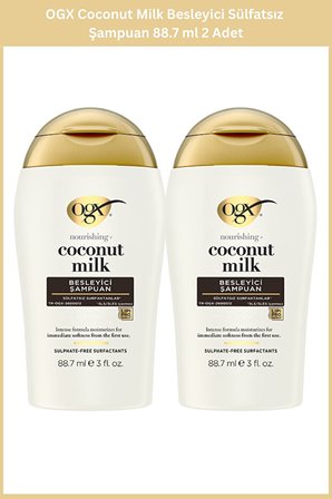 Ogx Coconut Milk Besleyici Sülfatsız Şampuan 88.7 Ml 2 Adet