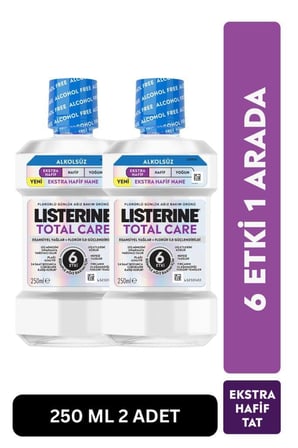 Listerine Total Care Extra Mild 250 ml 2 Adet