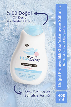 Doğal Prebiyotikli Şampuan Ve Losyon Bebek Banyo Bakım Seti