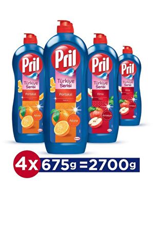 Pril 4x675 ml Elde Yıkama Deterjanı