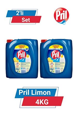 PRİL LİMON 4KG 2'li Set