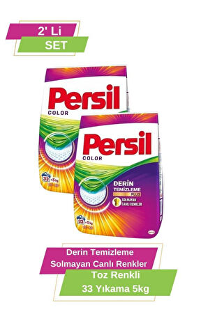 Persil Toz Derin Temizleme Solmayan Canlı Renkliler 5kgx2 66 Yıkama 