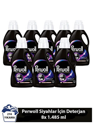 Perwoll Yenileme Siyahlar 8x 1.485 ml 216 Yıkama  