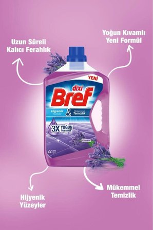 Lavanta Yüzey Temizleyici 2.5L x3 – Ferah Koku ve Hijyenik Zemin Temizliği