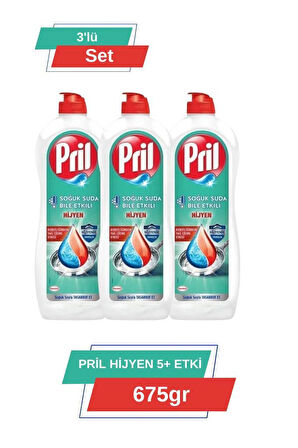 Pril Hijyen 5+etkili 675gr x3 lü