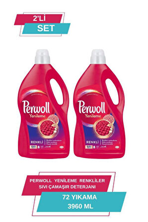 Perwoll Sıvı Çamaşır Deterjanı Renkliler 3950 MLX2