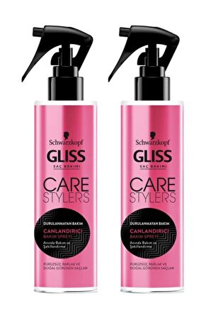 Gliss 2'li Care Stylers Canlandırıcı Bakım Spreyi 150 ml