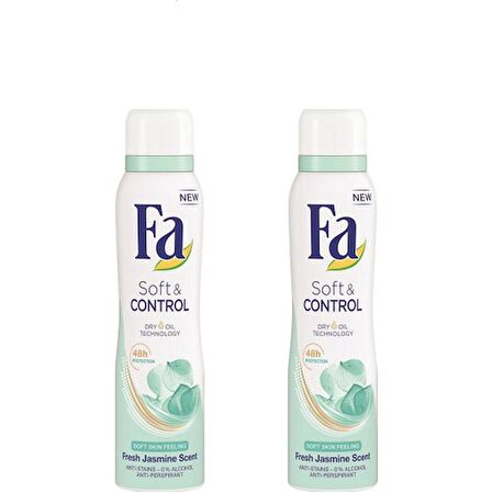 Fa Soft & Control Deosprey 150 Ml X 2 Adet