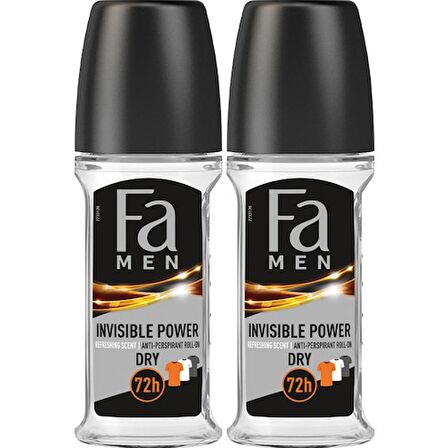 Fa Men Invısıble Power Roll-On 50 Ml X 2 Adet