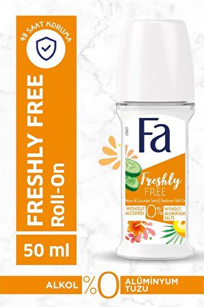 Fa Freshly Free Salatalık & Kavun Roll-On X 3 Adet