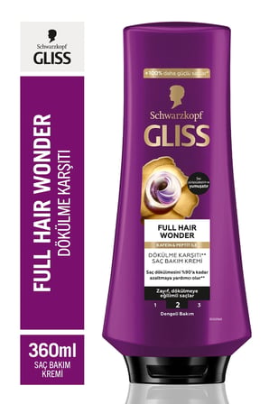 Full Hair Wonder Dökülme Karşıtı Saç Bakım Kremi 360 mlx2 Adet