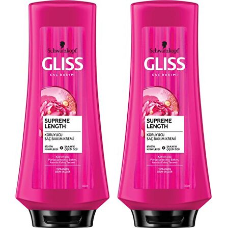 Gliss Supreme Length Uzun Saçlara Özel Saç Kremi 360 ml x 2 Adet