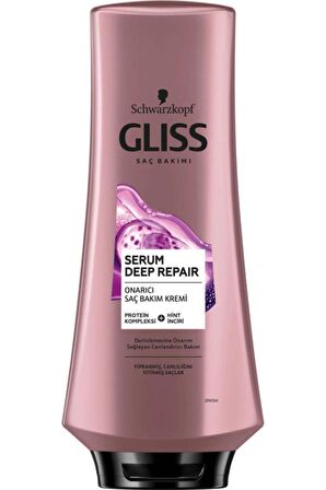 Gliss Deep Repair Onarıcı Tüm Saç Tipleri İçin Bakım Yapan Saç Kremi 2 x 360 ml