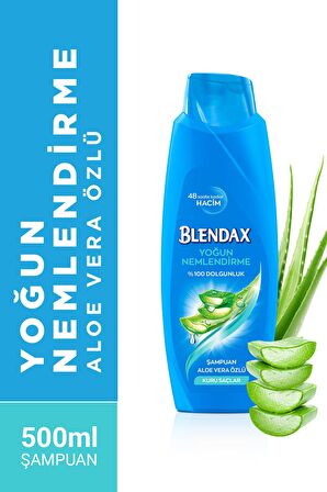 Yoğun Nemlendirme Aloe Vera Özlü Şampuan 500 Mlx 4 Adet