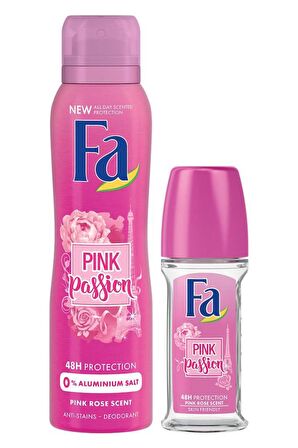 Fa Pink Passion Roll-On 50 Ml + Pink Passion Deosprey 150 Ml