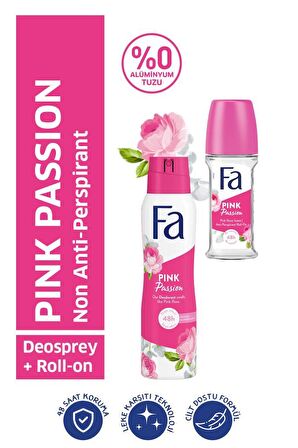 Fa Pink Passion Roll-On 50 Ml + Pink Passion Deosprey 150 Ml