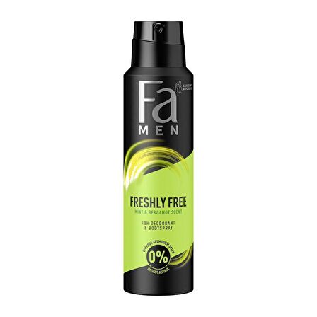 Fa Freshly Free Nane & Bergamot Roll-On 50 Ml + Deosprey 150 Ml