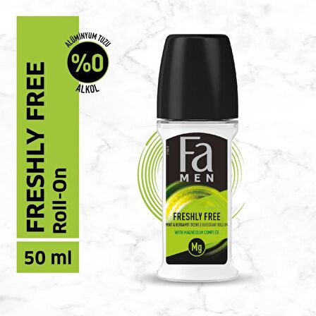 Fa Freshly Free Nane & Bergamot Roll-On 50 Ml + Deosprey 150 Ml