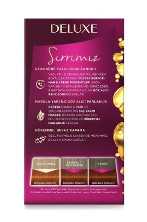 Deluxe 7-77 Yoğun Parlak Bakır X 2 Adet Saç Boyası