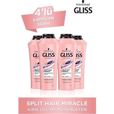 Split Hair Miracle Şampuan 360 Ml x 4 Adet