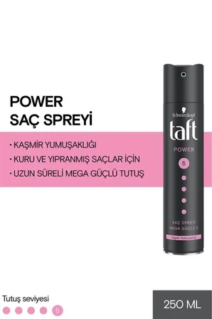 Split Hair Miracle Şampuan 500 ml Saç Kremi 360 ml Taft Power Cashmere Sprey 250 ml