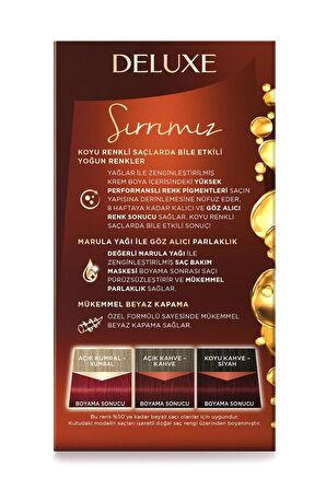 Palette Deluxe Yoğun Renkler 7-887 Ateş Kızılı X 2 Adet Saç Boyası