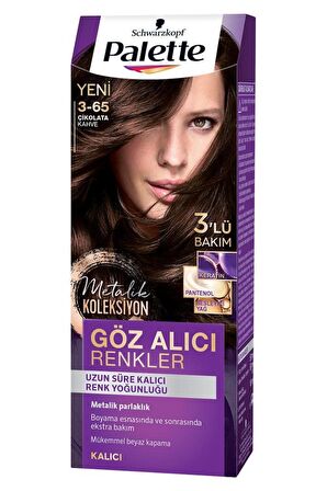 Palette Göz Alıcı Renkler 3-65 Çikolata Kahve x 2 Adet