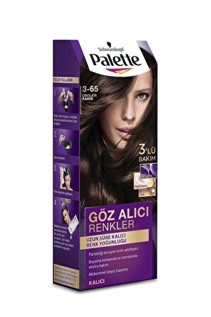 Palette Göz Alıcı Renkler 3-65 Çikolata Kahve x 2 Adet