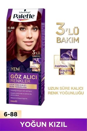 Göz Alıcı Renkler 6-88 Yoğun Kızıl X 2 Adet