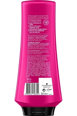 Supreme Length Uzun Saçlara Özel Saç Kremi 360 ml ml X 3 Adet