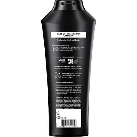 Gliss Ultimate Repair Şampuan 400ml x 6'lı Set