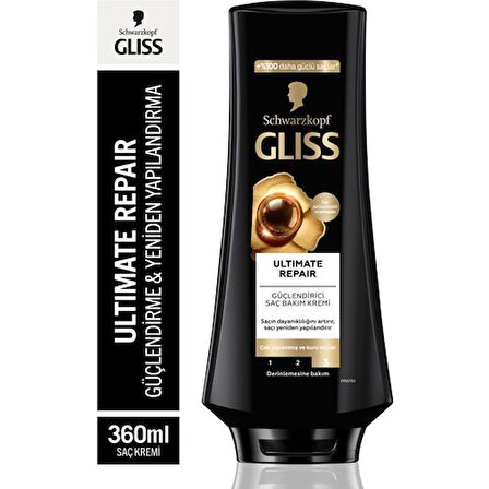 Gliss Ultimate Repair Saç Kremi 360ml x 2'li Set