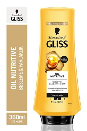 Gliss Oil Nutritive Saç Kremi 360ml x 5'li Set