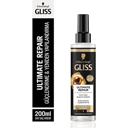 Gliss Ultimate Repair Sıvı Saç Kremi 200ml x 4'lü Set