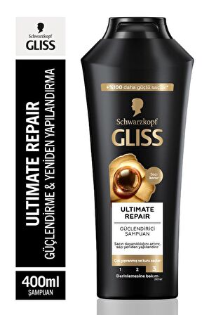 Gliss Ultimate Repair Şampuan 400ml + Saç Kremi 360ml 
