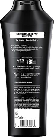 Gliss Ultimate Repair Şampuan 400ml + Saç Kremi 360ml 