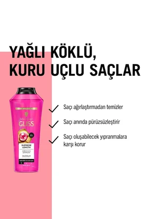 Supreme Length 400 ml + Saç Kremi 360 ml + Sıvı Saç Kremi 200 ml