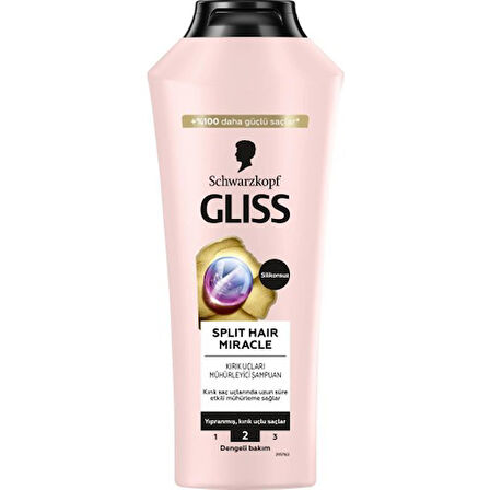 Gliss Split Hair Miracle Şampuan 400 Ml + Split Hair Miracle Saç Kremi 360 Ml