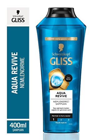 Gliss  Aqua Revive  Şampuan 400 Ml x 3 Adet