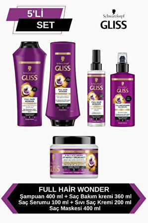 Full Hair Wonder Dökülme Karşıtı Saç Bakım Seti