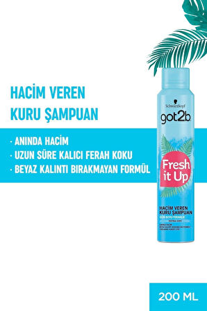 Fresh It Up Volume Kuru Şampuan 200 Ml X 2 Adet