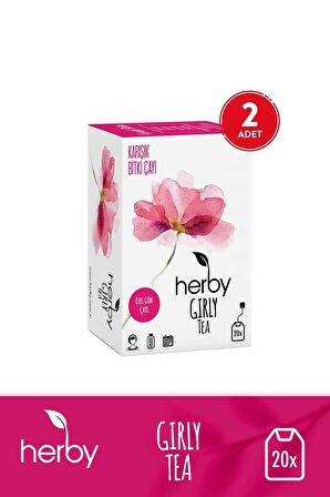 Girly Tea Regl Dönemine Özel Rahatlatıcı Bitki Çayı 2'li Paket