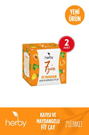 7 Gün Fit Program - Kayısı ve Maydanozlu Fit Çay 2'li