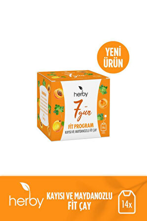 7 Gün Fit Program - Kayısı ve Maydanozlu Fit Çay 2'li