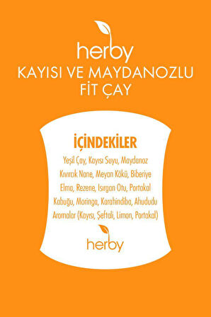 7 Gün Fit Program - Kayısı ve Maydanozlu Fit Çay 2'li