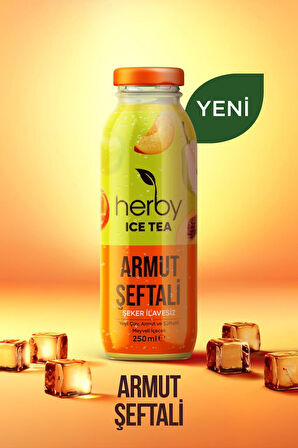 Ice Tea Armut Şeftali Soğuk Çay Şeker İlavesiz 250 ml x 24