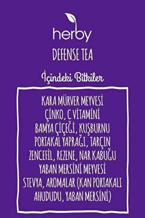 Defense Tea Kara Mürver Bağışıklığa Destek Bitki Çayı 2'li Paket